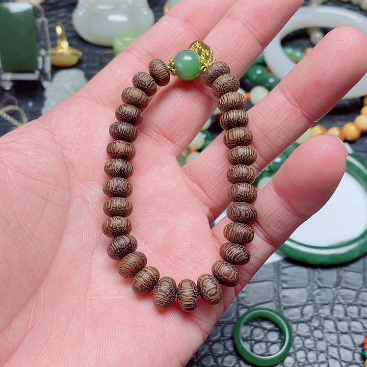 和田玉手串未镶嵌