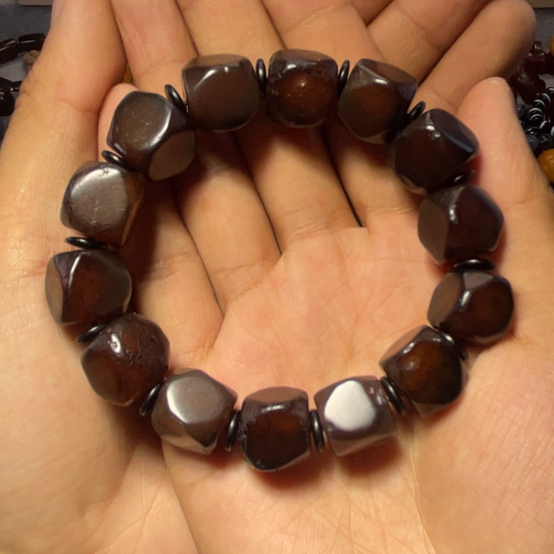 绿松石单珠未镶嵌封***化