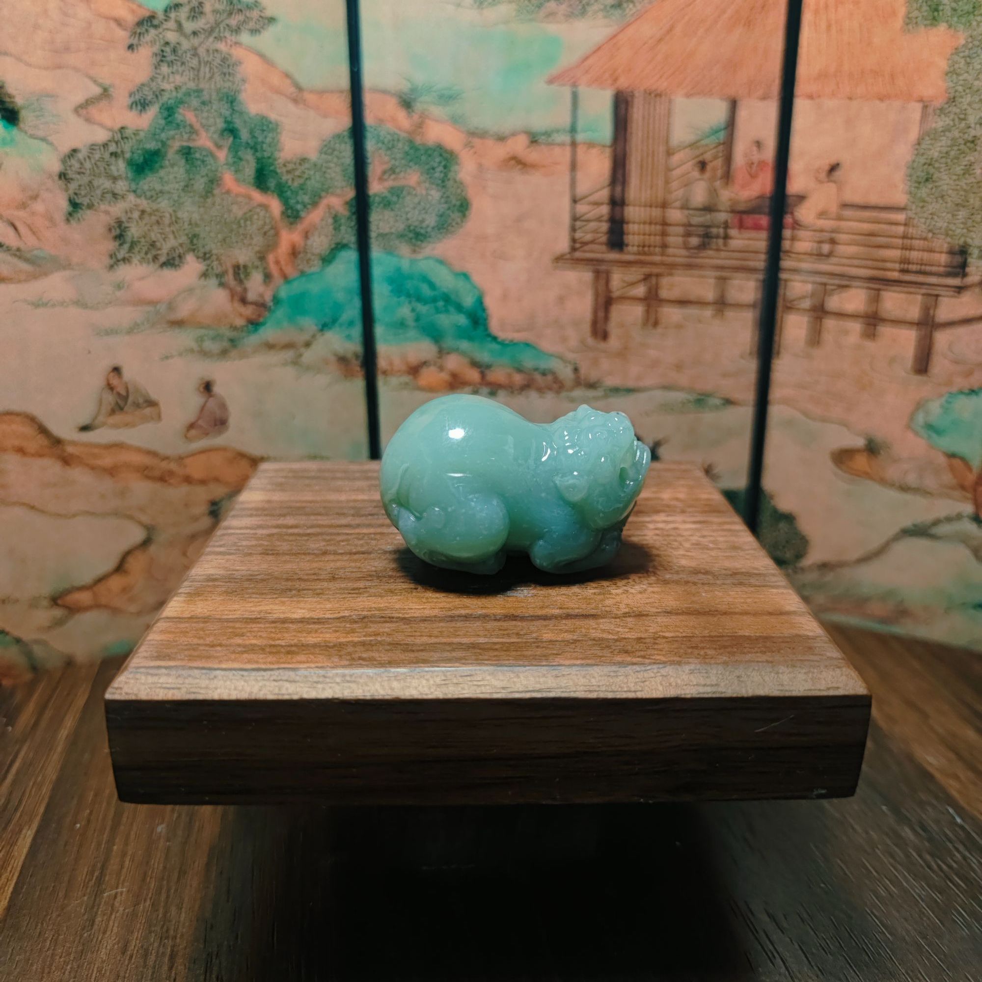 D和田玉貔貅吊坠0342