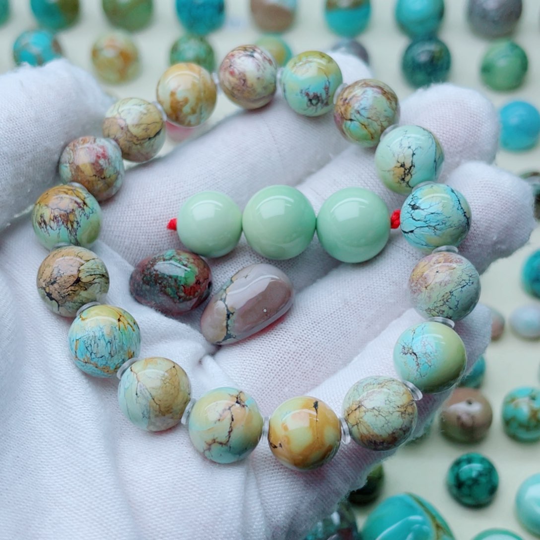 未镶嵌绿松石珠宝奇石E****y