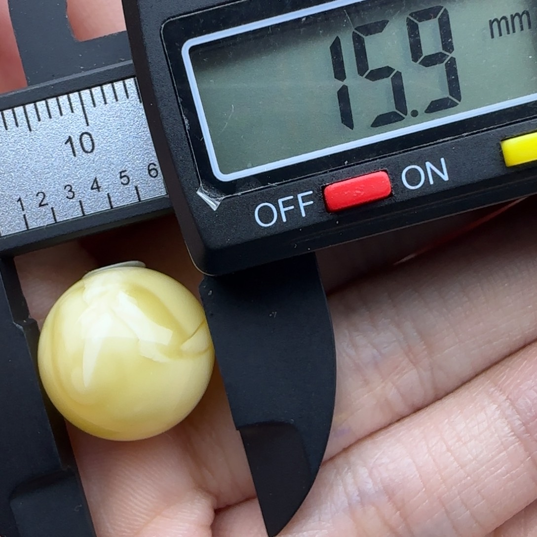 倍***棒蜜蜡未镶嵌裸石飘花圆珠