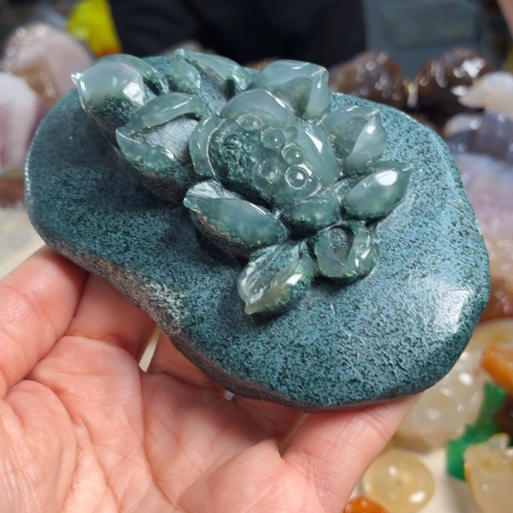 玛瑙/玉髓未镶嵌吊坠(不含链)