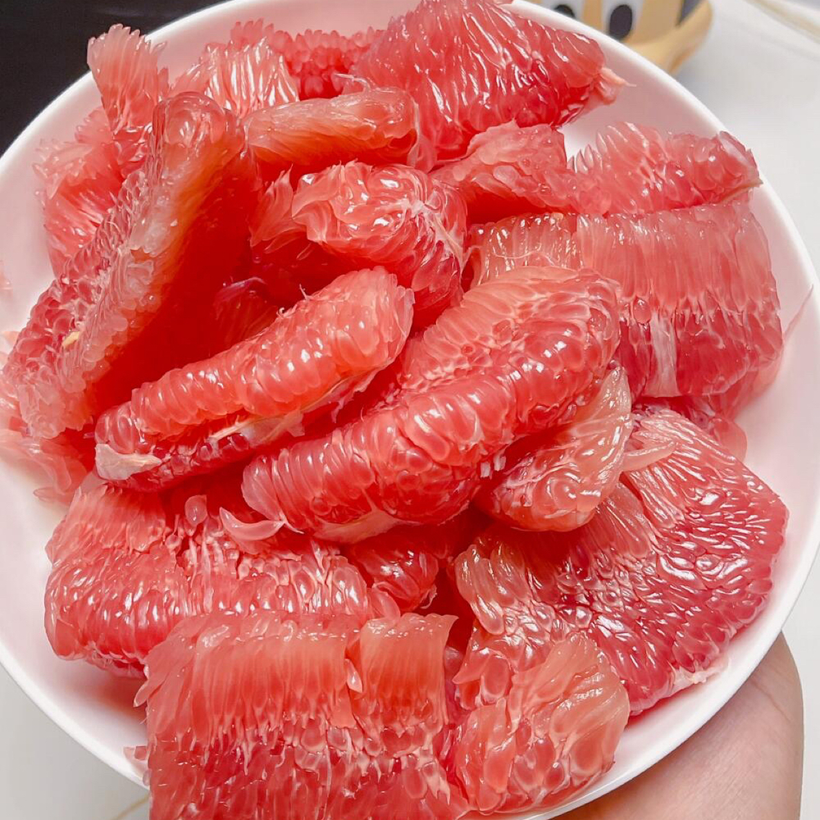 福建三红柚500克果肉微微酸好吃