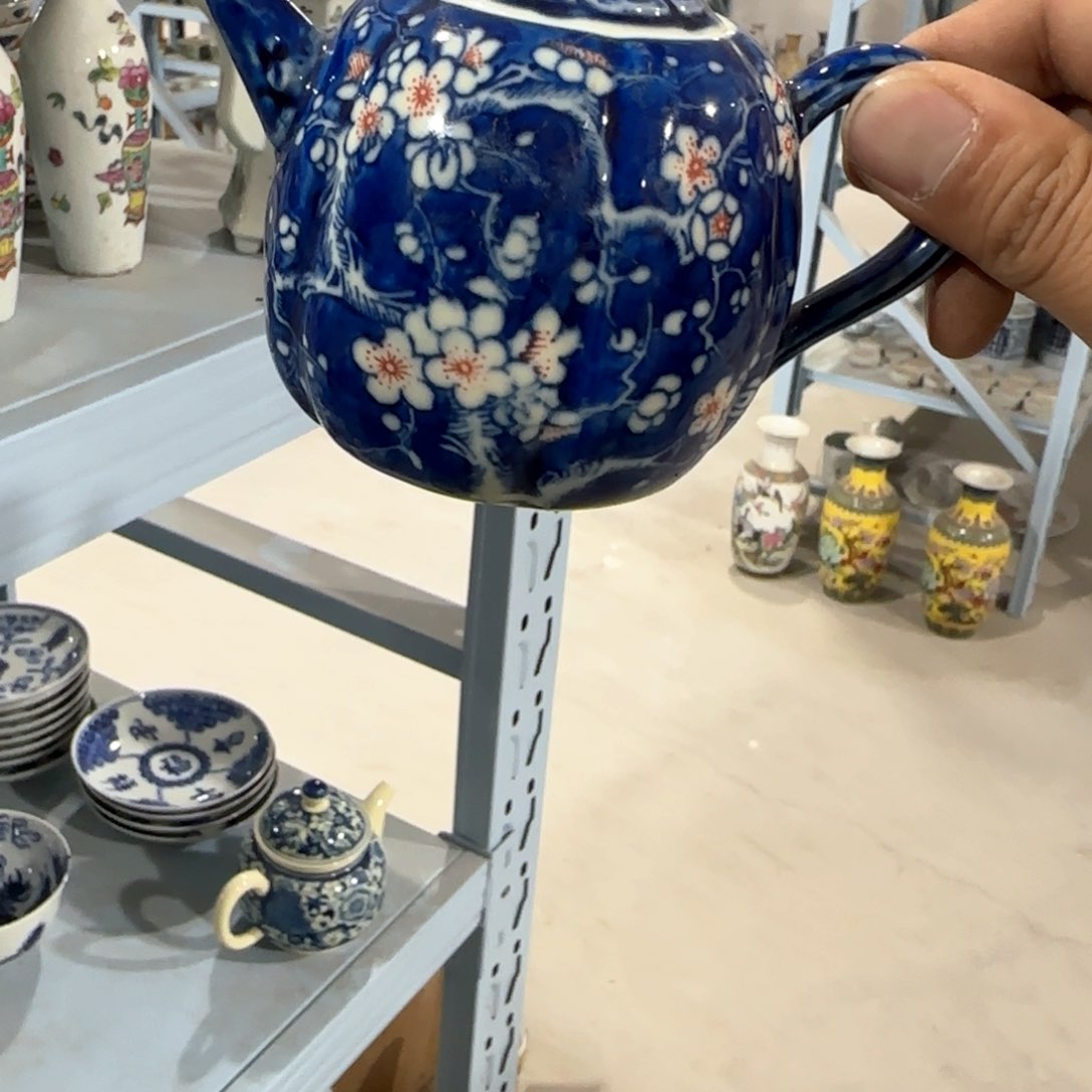 瓷片摆件手绘瓷器全部处理