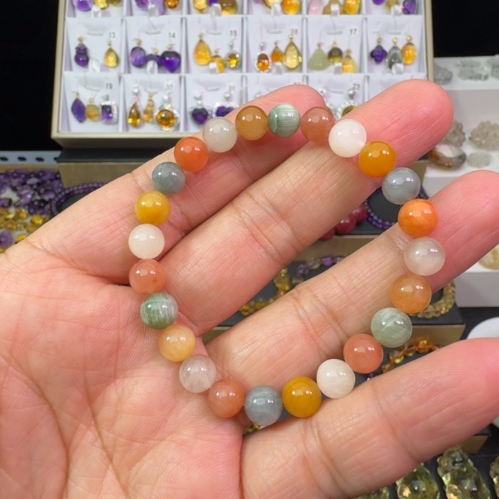 水晶手串未镶嵌单圈