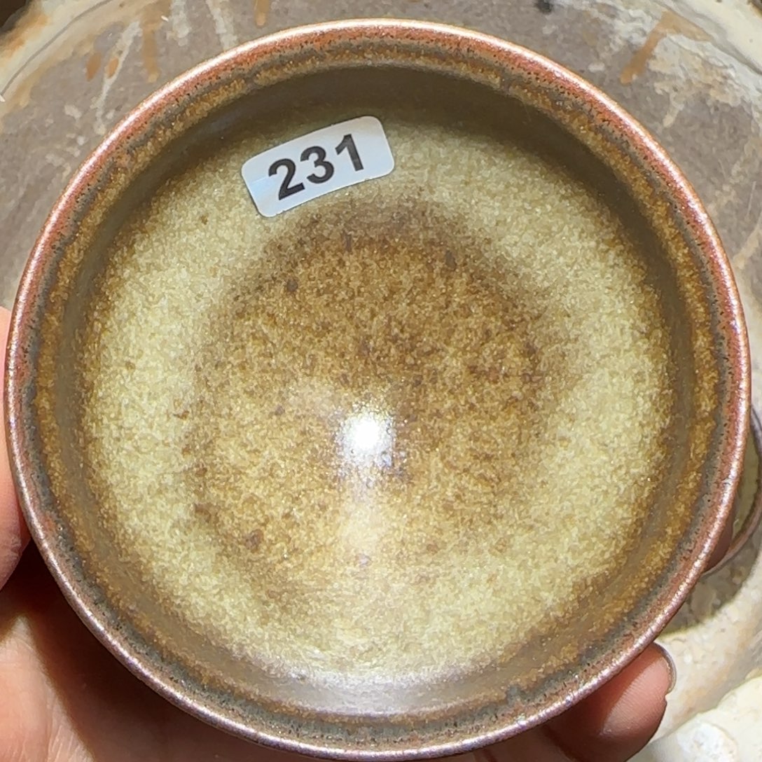 茶盏龙窑柴烧原矿原釉231