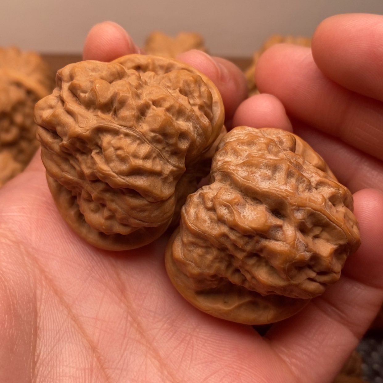 【闪购商品】把件文玩核桃别***猫边39左右