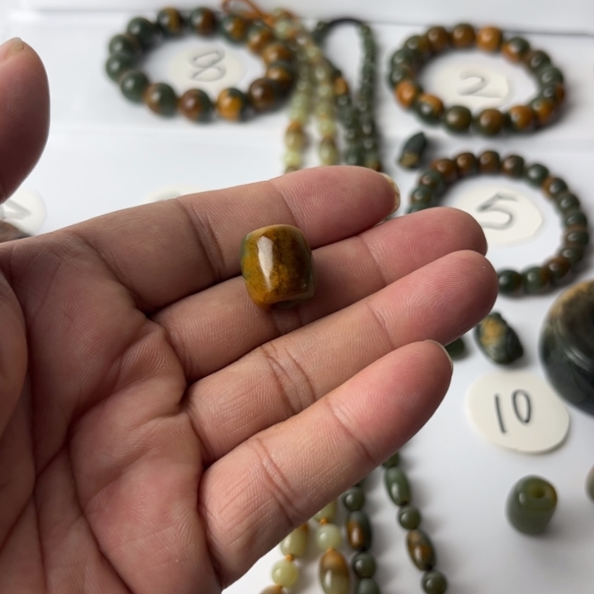 【闪购商品】透闪石质玉未镶嵌挂件天**花