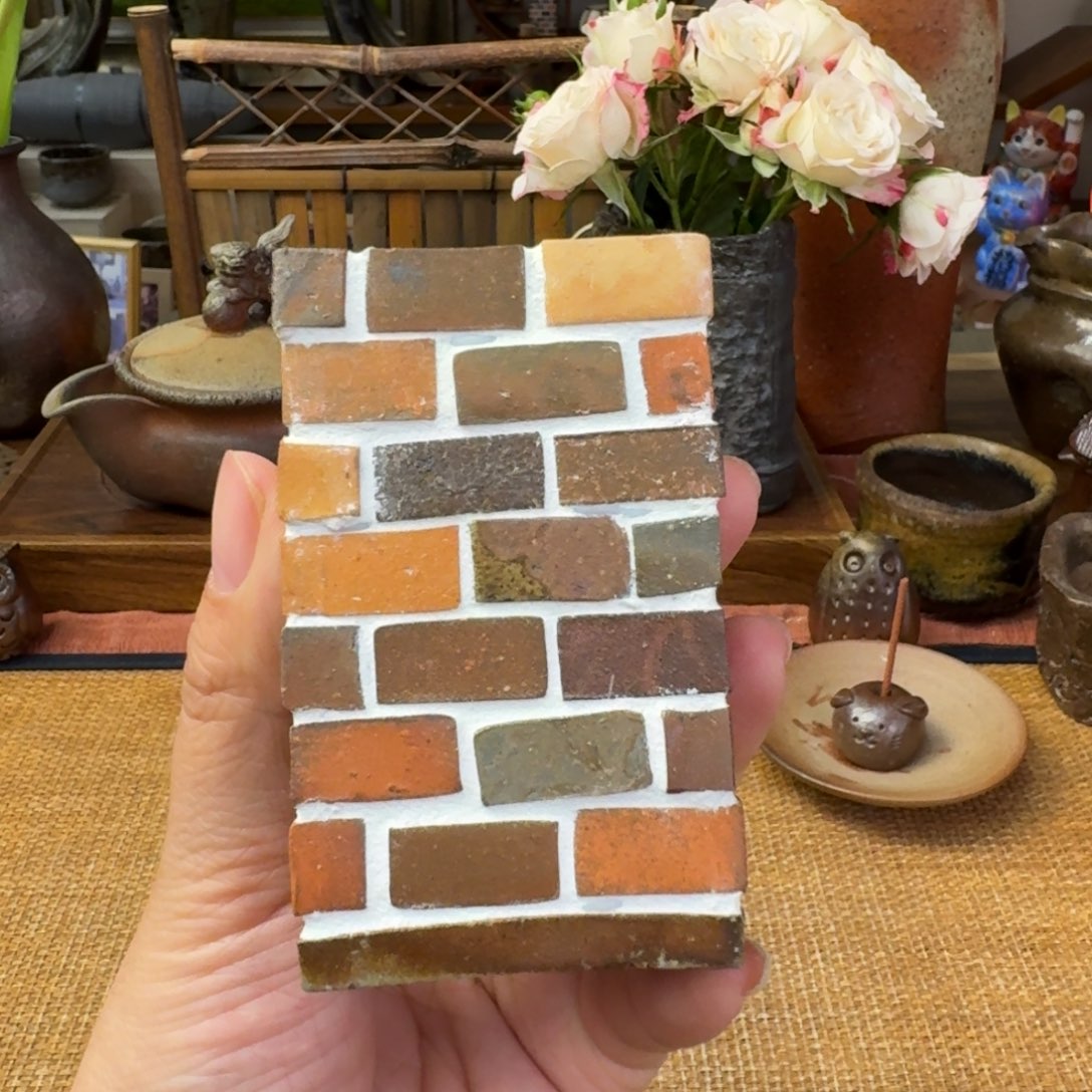 黄微堂备前烧典藏版笔筒福利一口价