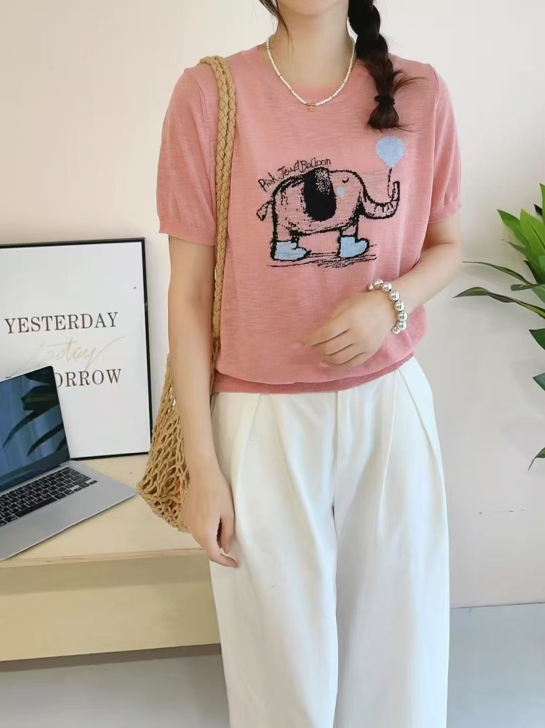 燕子推荐 巨凉快大象天丝&亚麻短袖T恤