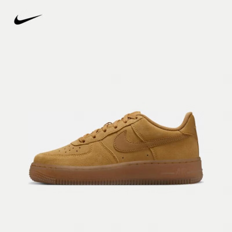 Nike耐克大童鞋板鞋AIR FORCE 1户外时尚健身训练鞋休闲鞋HQ7476