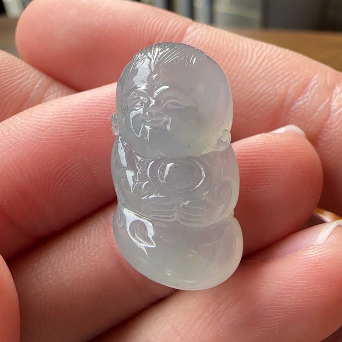 定制翡翠未镶嵌童子