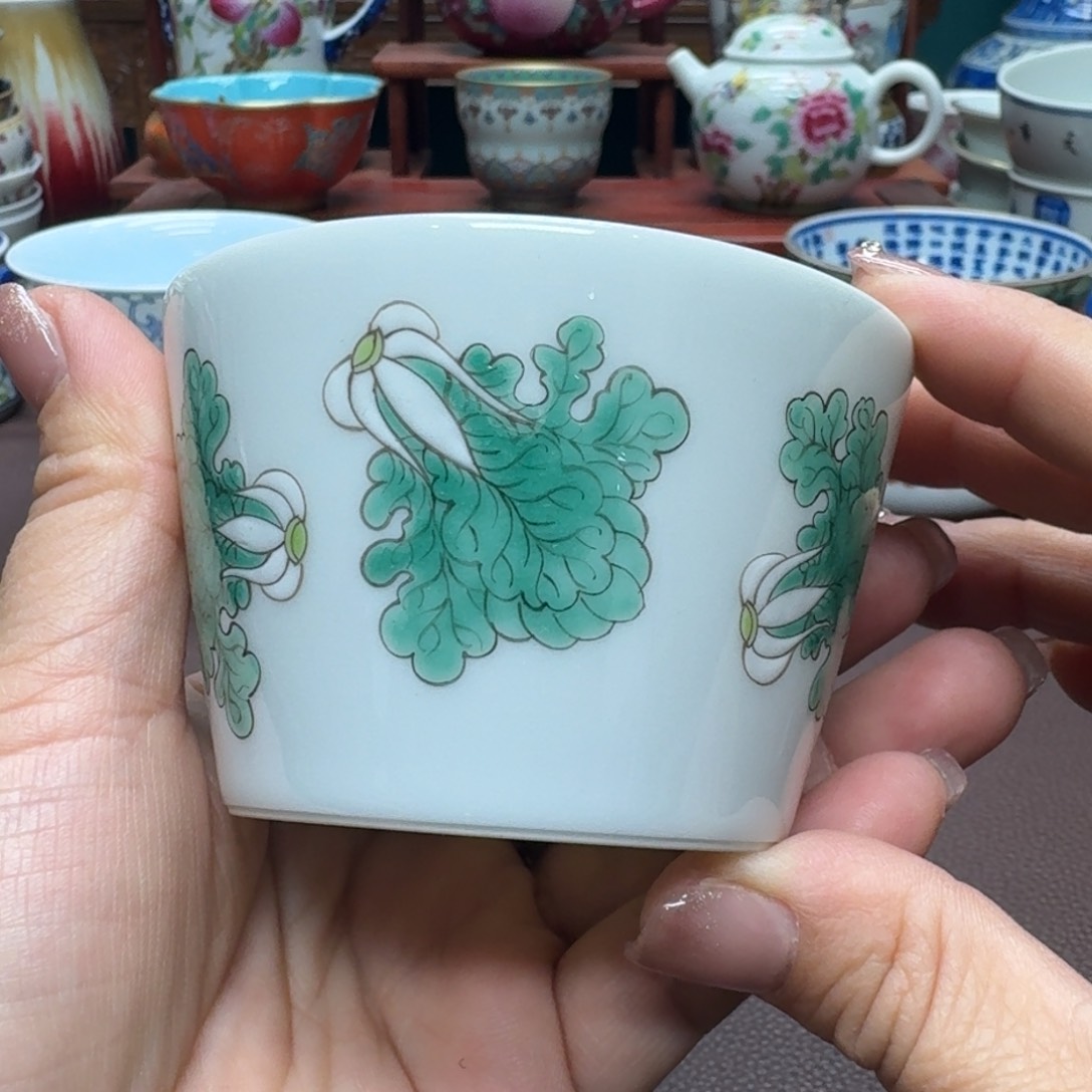 瓷片景德镇仿古手工制作精品展示