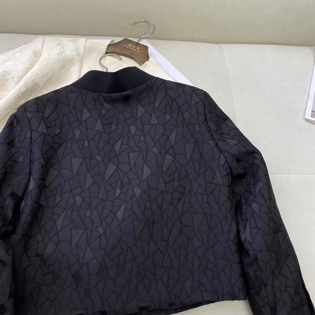 名媛韩版拼接气质时尚百搭短款外套C4291