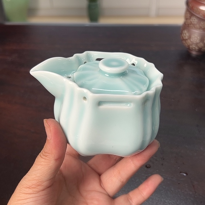 龙泉云间青瓷小米茶器