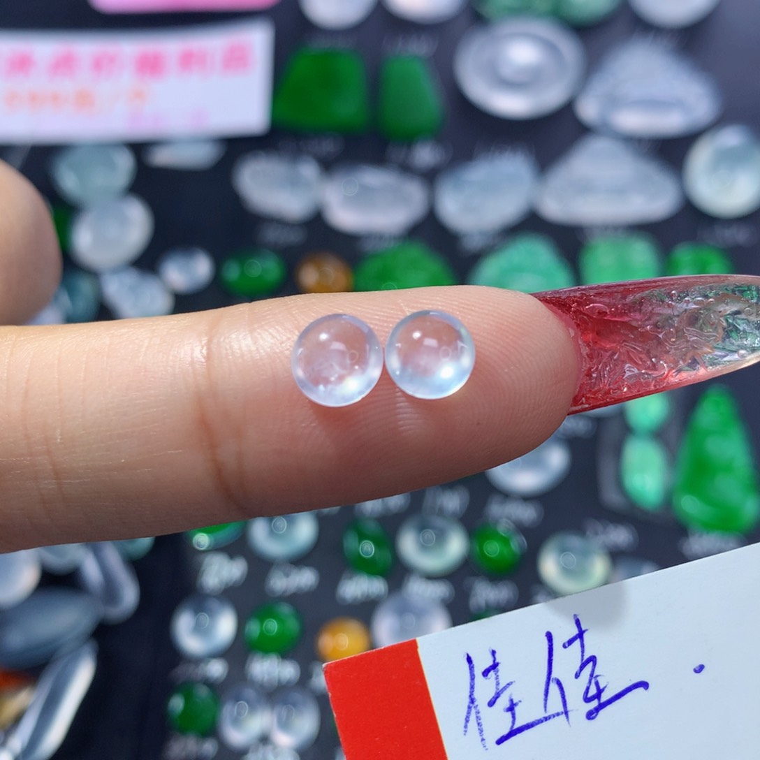 翡翠颈饰未镶嵌纯天然缅甸A货翡翠