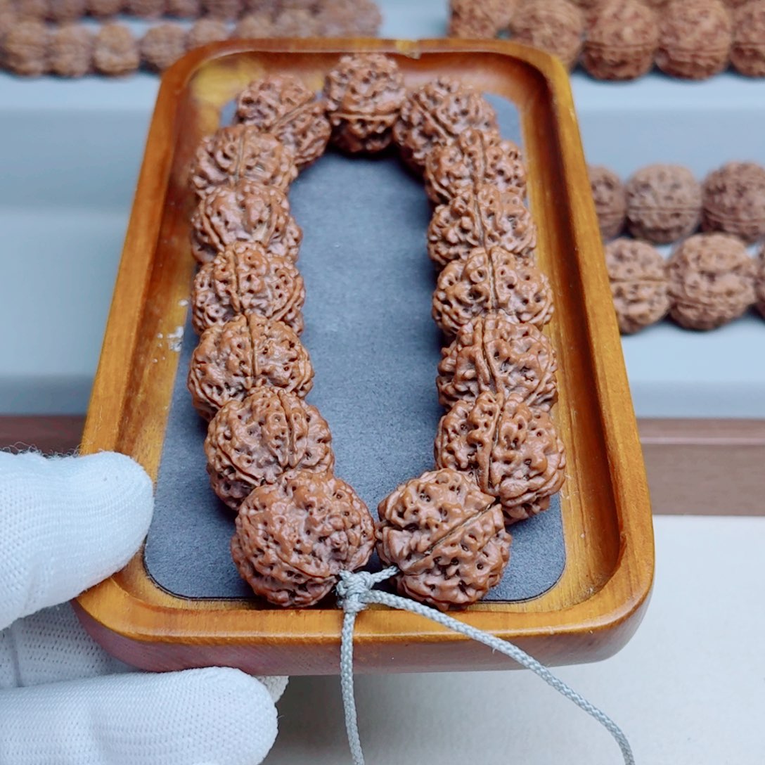 吊坠金刚菩提原生态安娜老籽五星蜂窝双龙订制22+姜黄皮