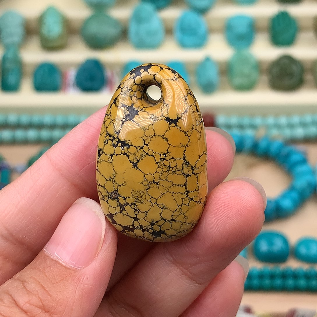 未镶嵌绿松石珠宝奇石狗*