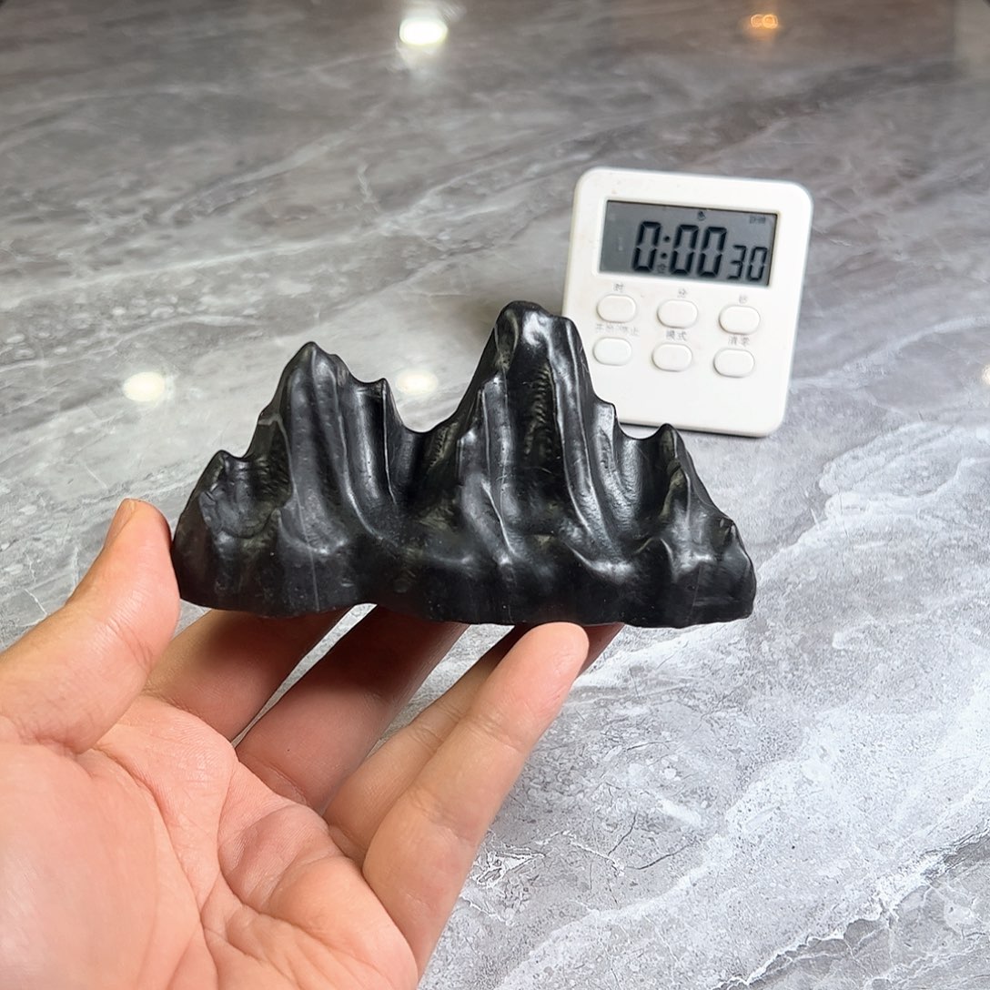 飞***见灵璧奇石博览会摆件