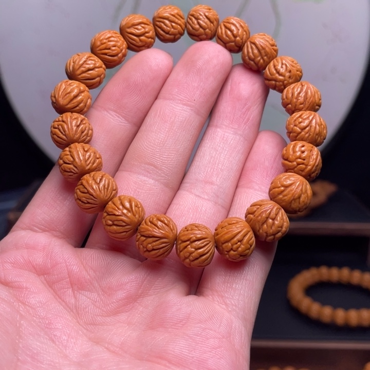 桃核手串13暴龙火焰