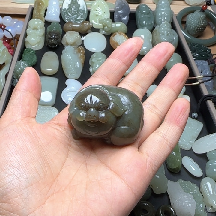 和田玉把件未镶嵌