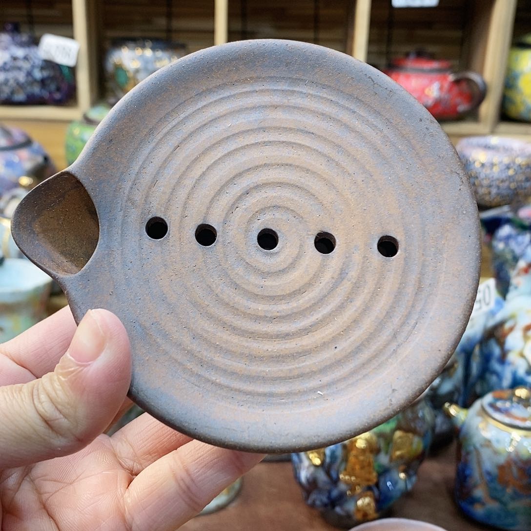 粗陶岩矿志野茶器