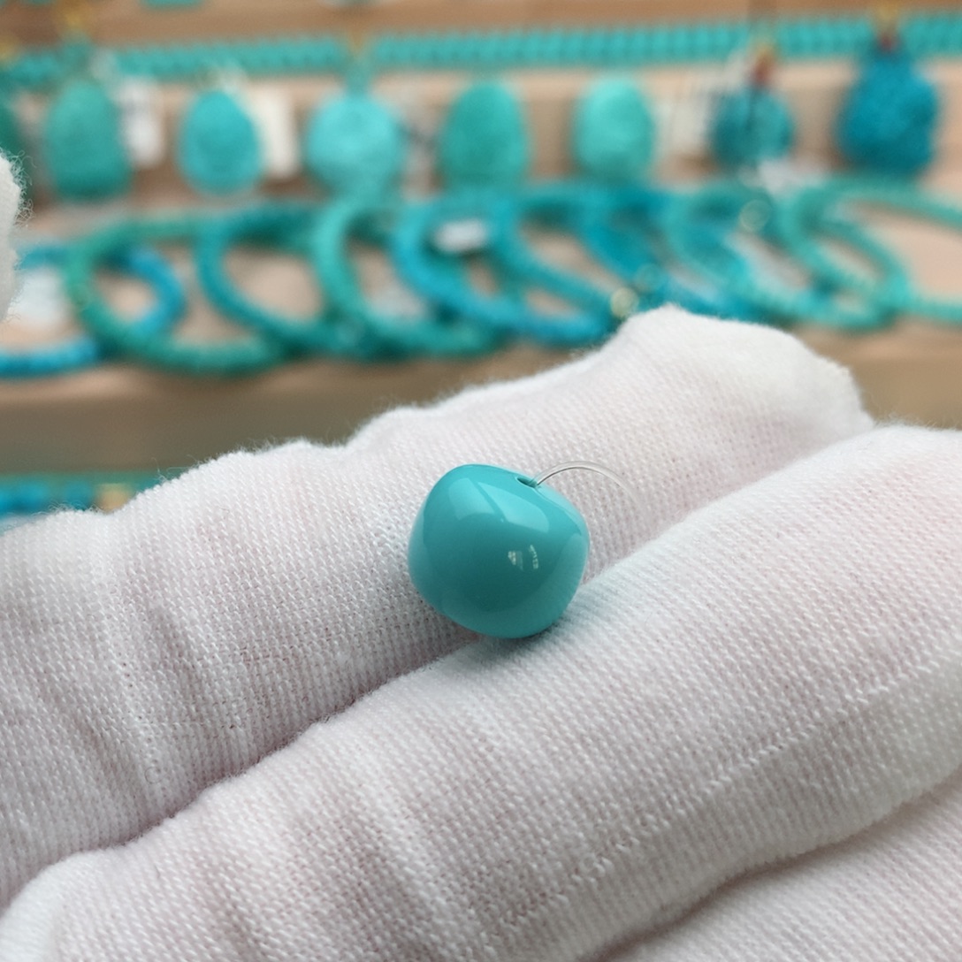 绿松石未镶嵌珠宝奇石10mm