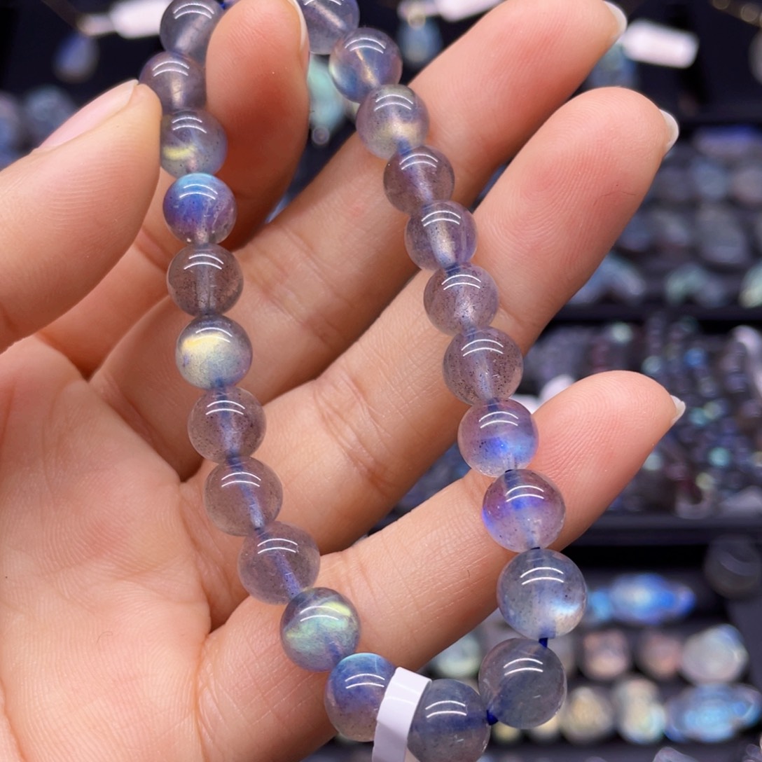 长石手串未镶嵌8左右