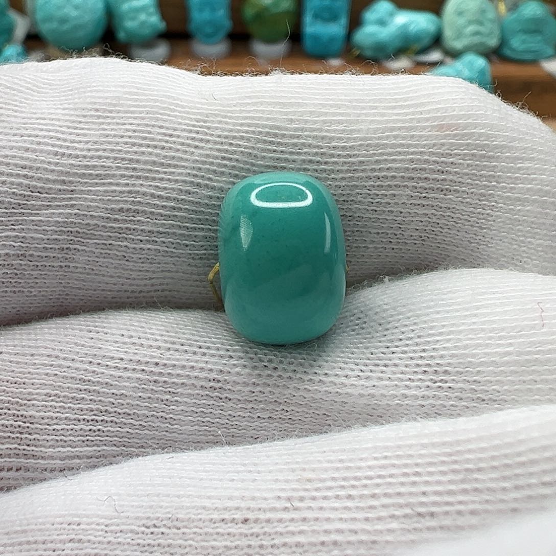 绿松石老型珠 未镶嵌