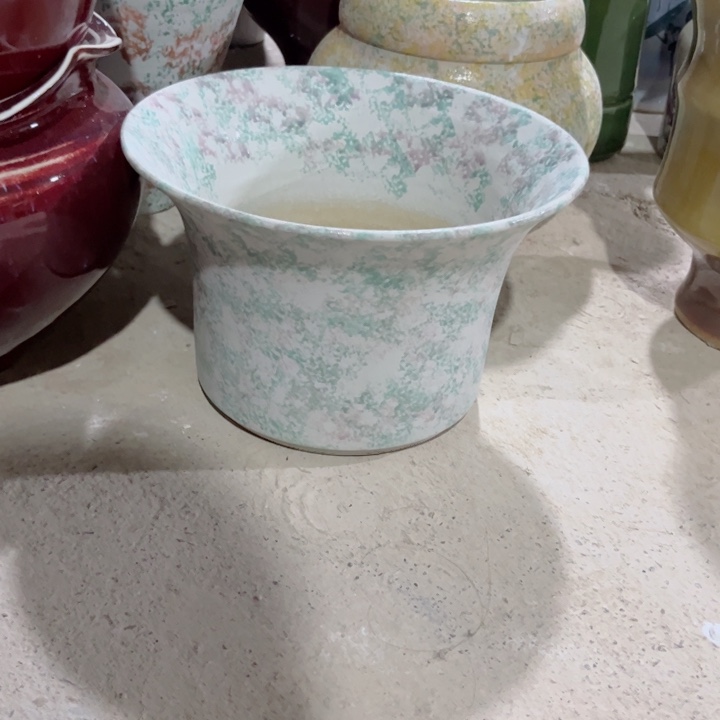 蝶***影瓷片口23高15 景德镇陶瓷