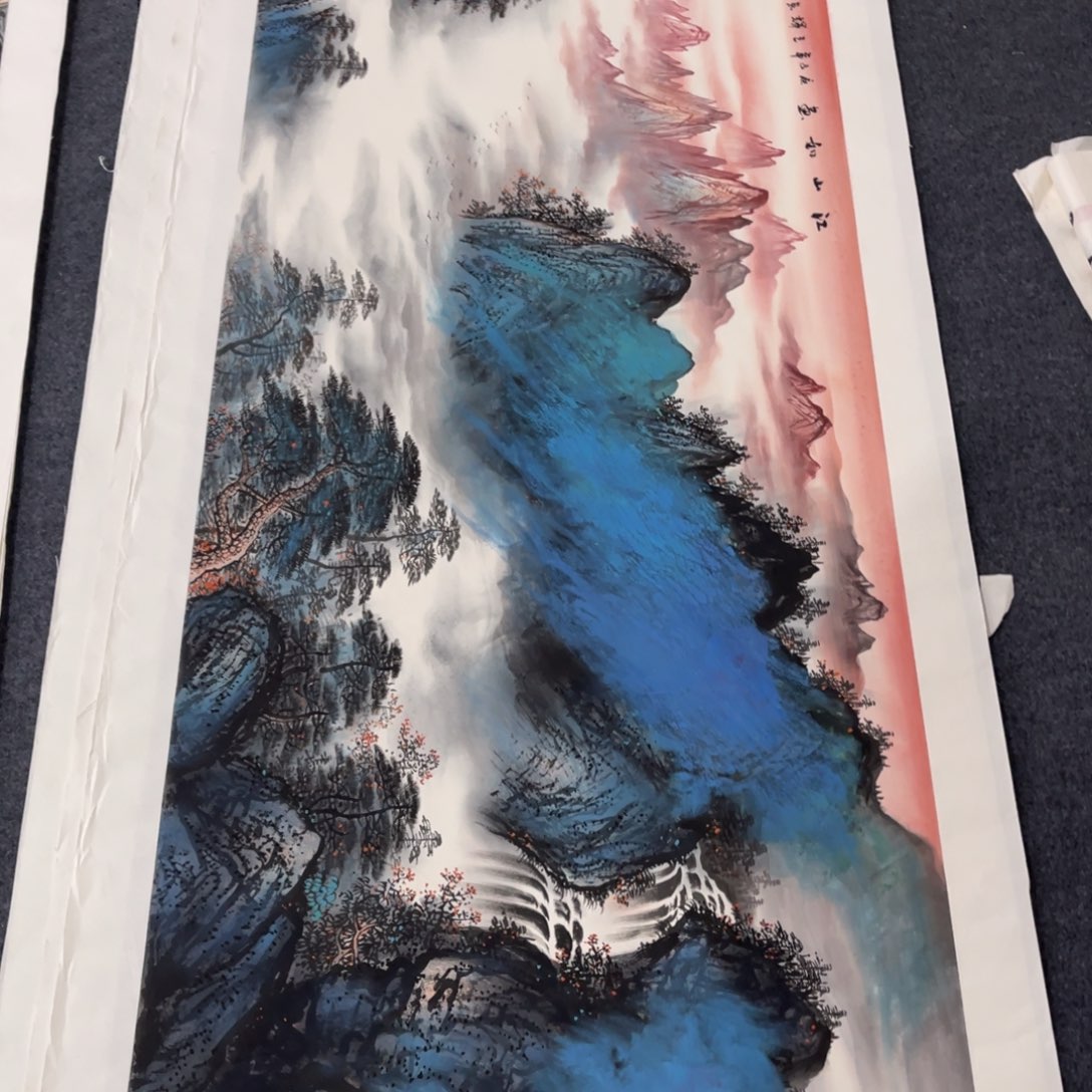 国画处理作品看好再拍哦