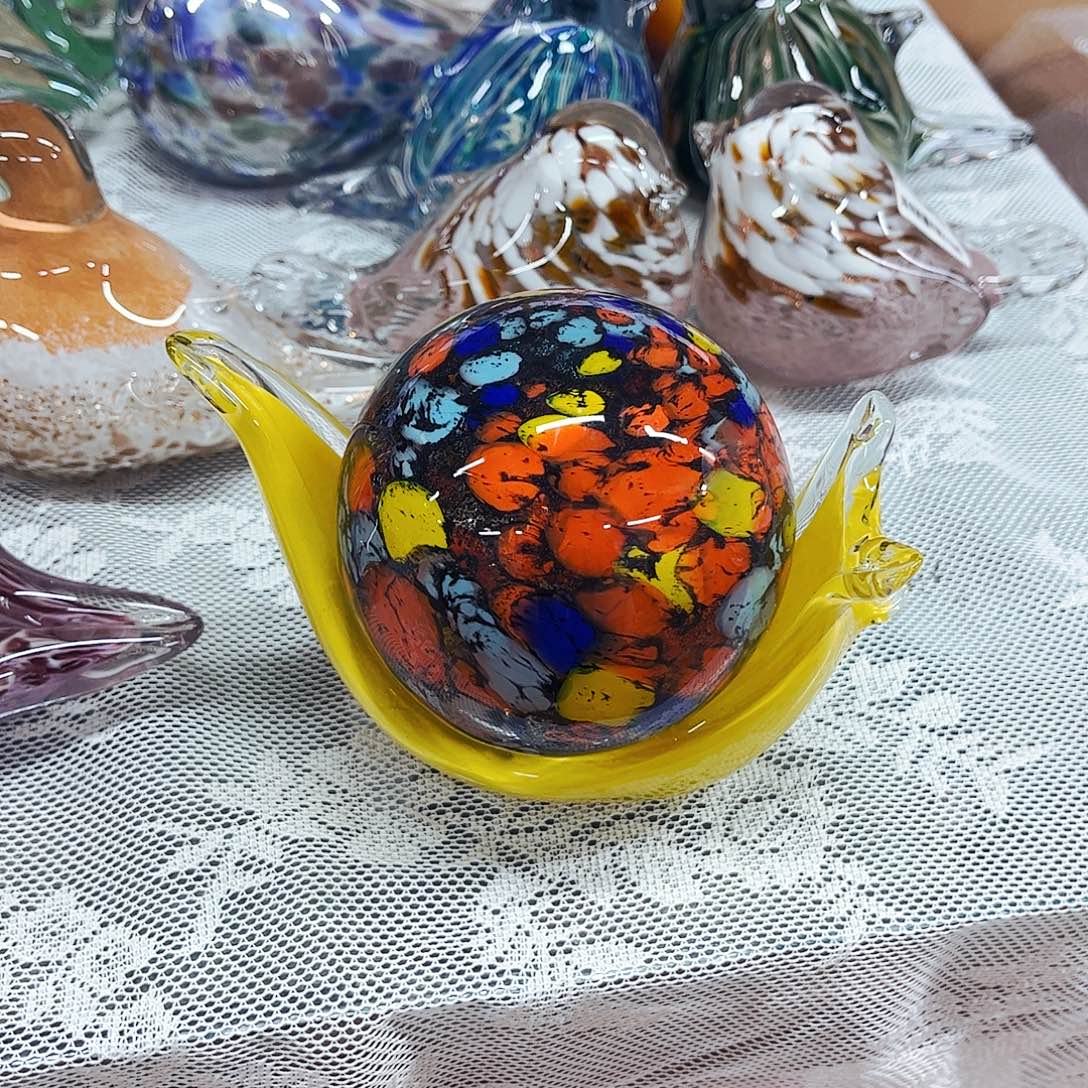 蜗牛 家悦琉璃工艺品不完美