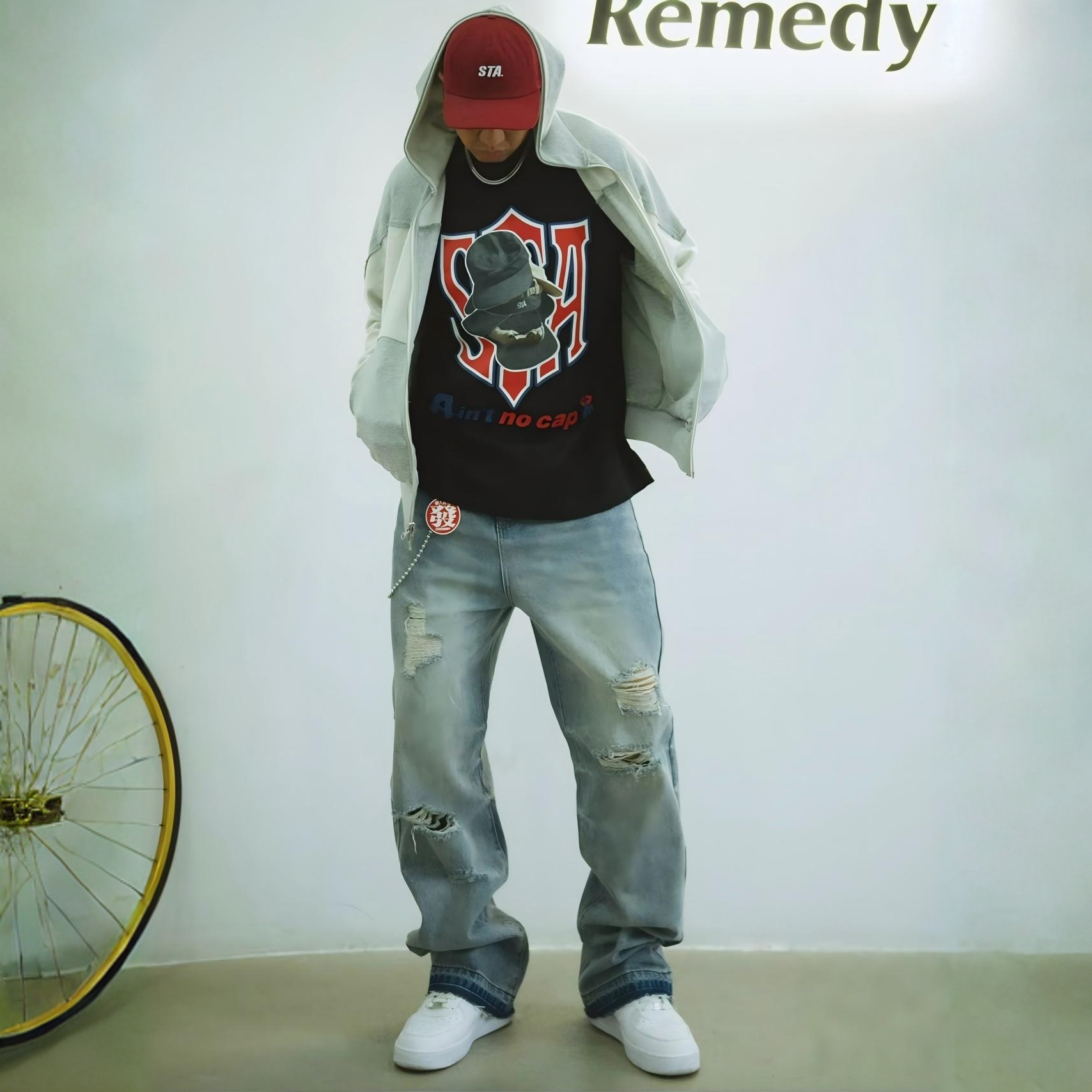 休闲运动板鞋气垫真皮运动鞋潮流复古四季款小白鞋