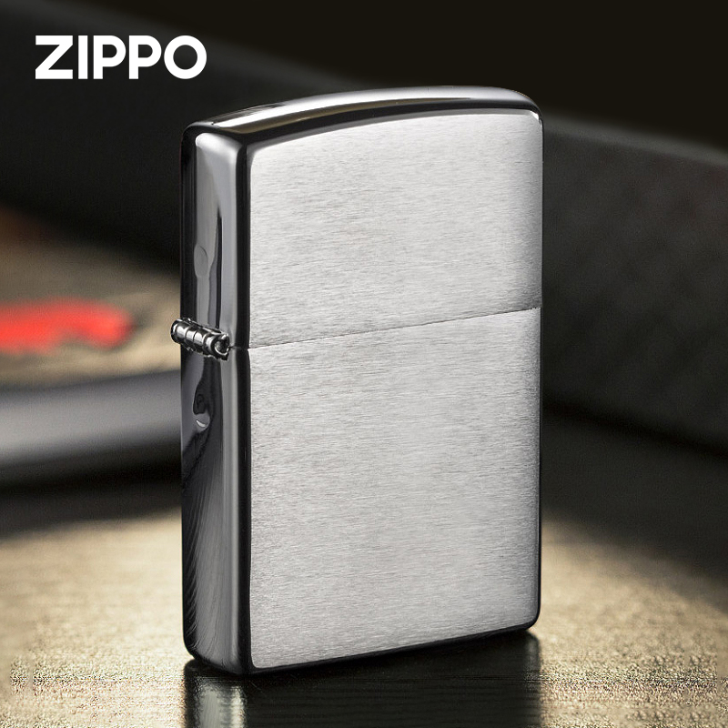 ZIPPO/之宝打火机常规光板镀铬正品煤油防风送礼男士收藏-MBJ1