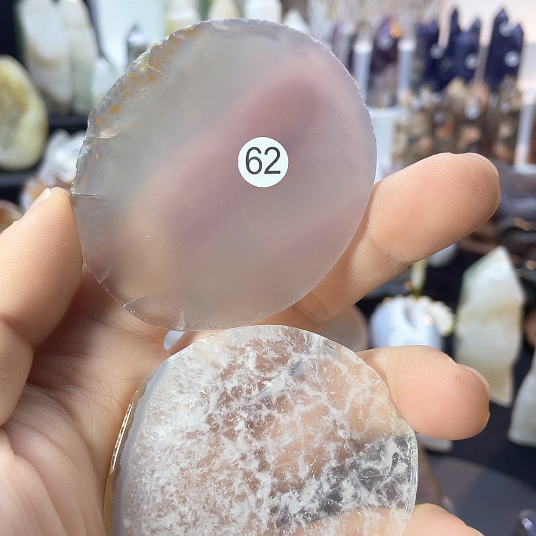 水晶超薄款两片未镶嵌