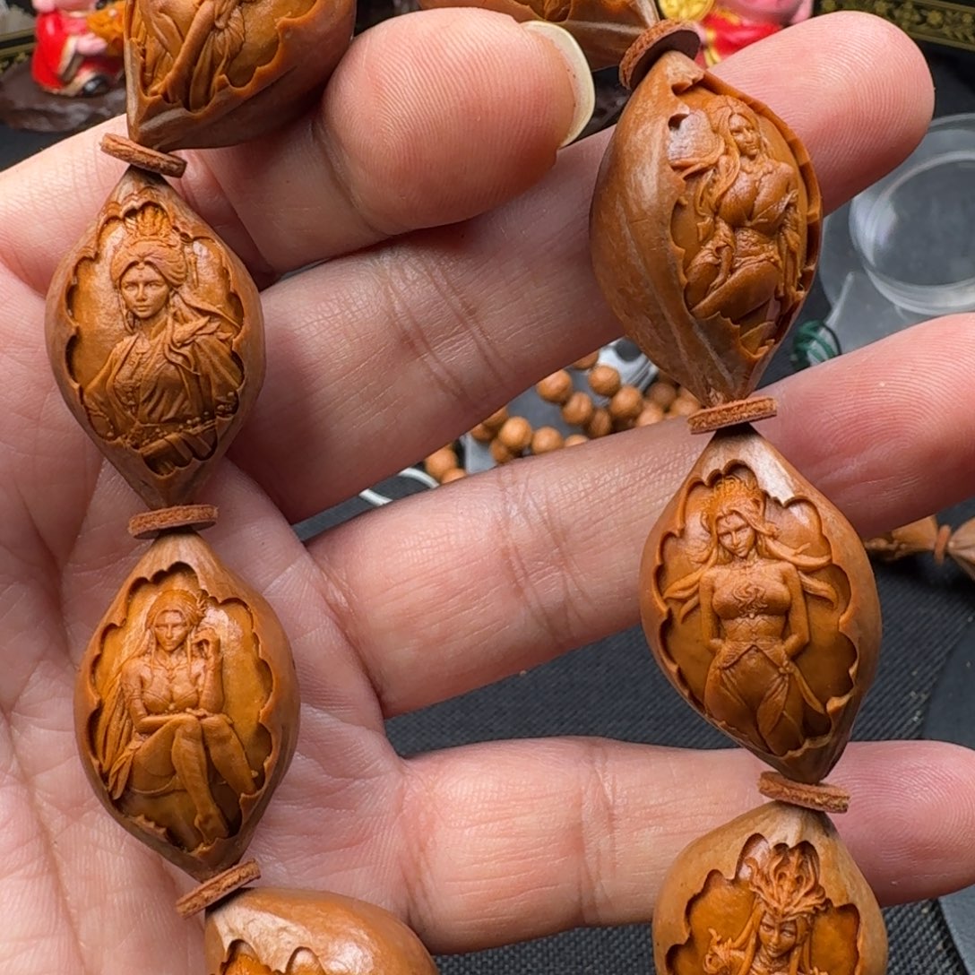 无***洺手串/手链橄榄核美女