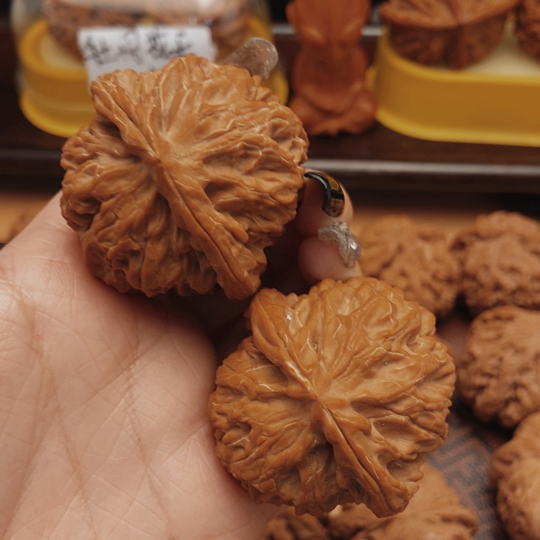 吊坠文玩核桃45全品金麒麟