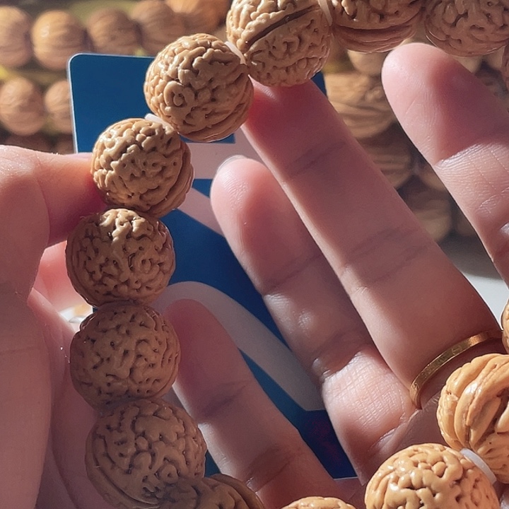 黑***灰吊坠桃核桃核手串肌肉24