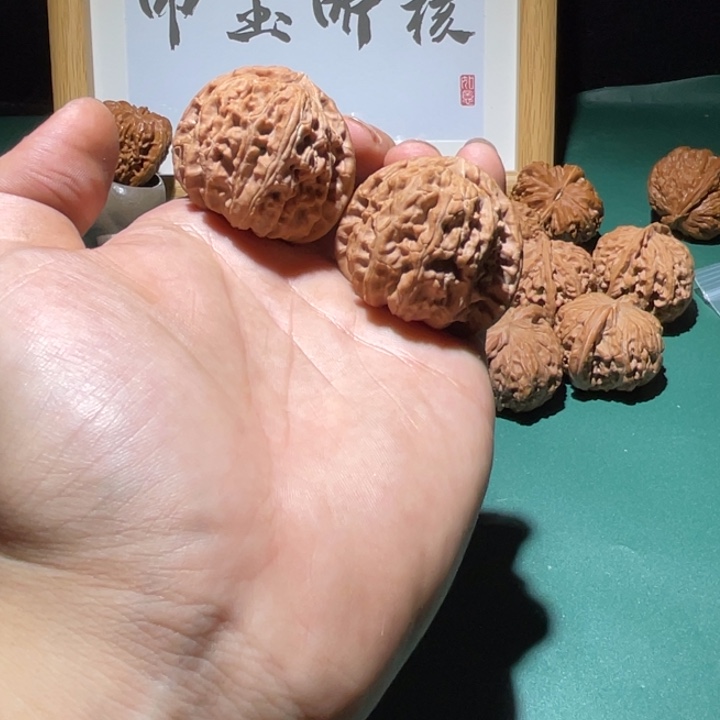 吊坠文玩核桃41全品白狮子
