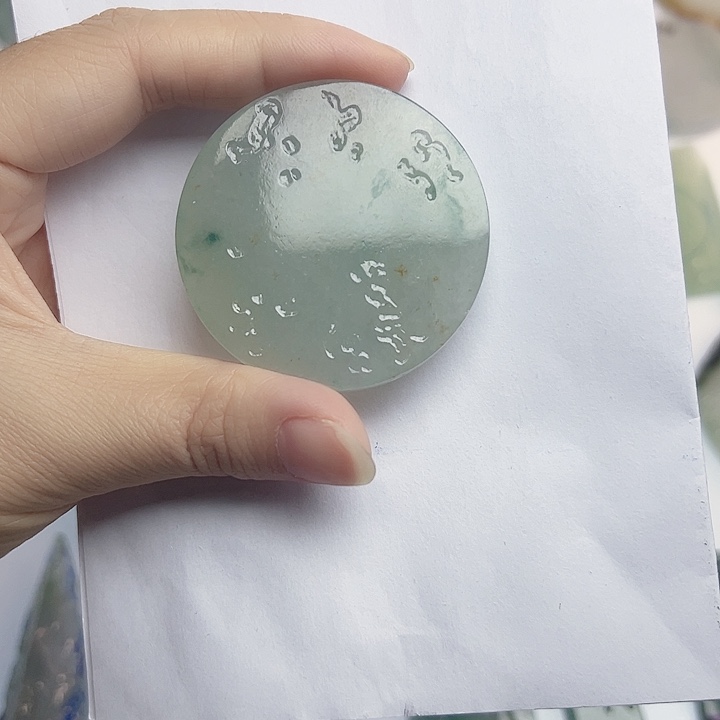 定制翡翠未镶嵌天然翡翠包工