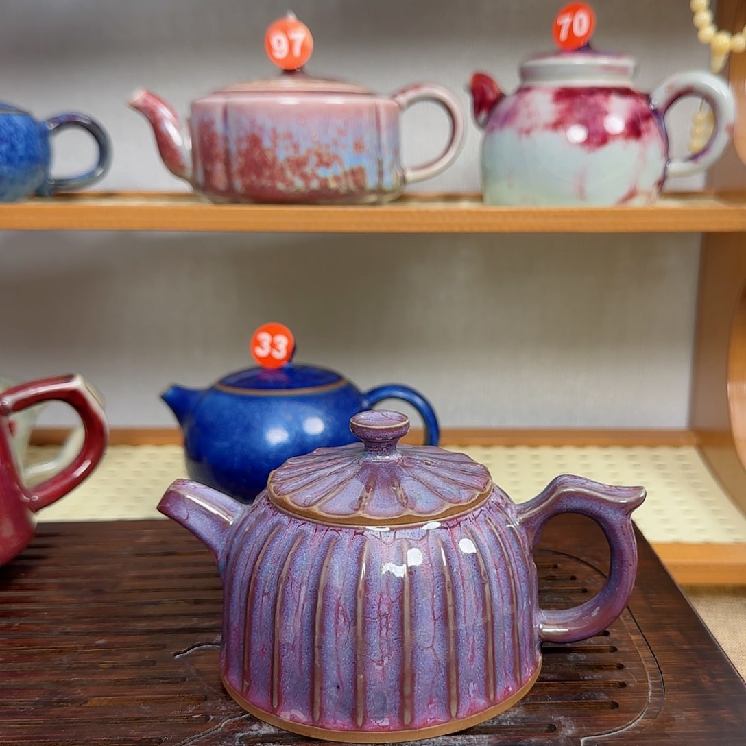 青莲壶紫气东来茶壶