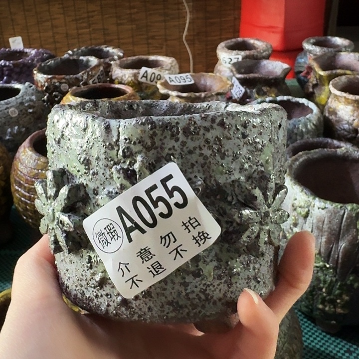 内口8高8粗陶手工制作