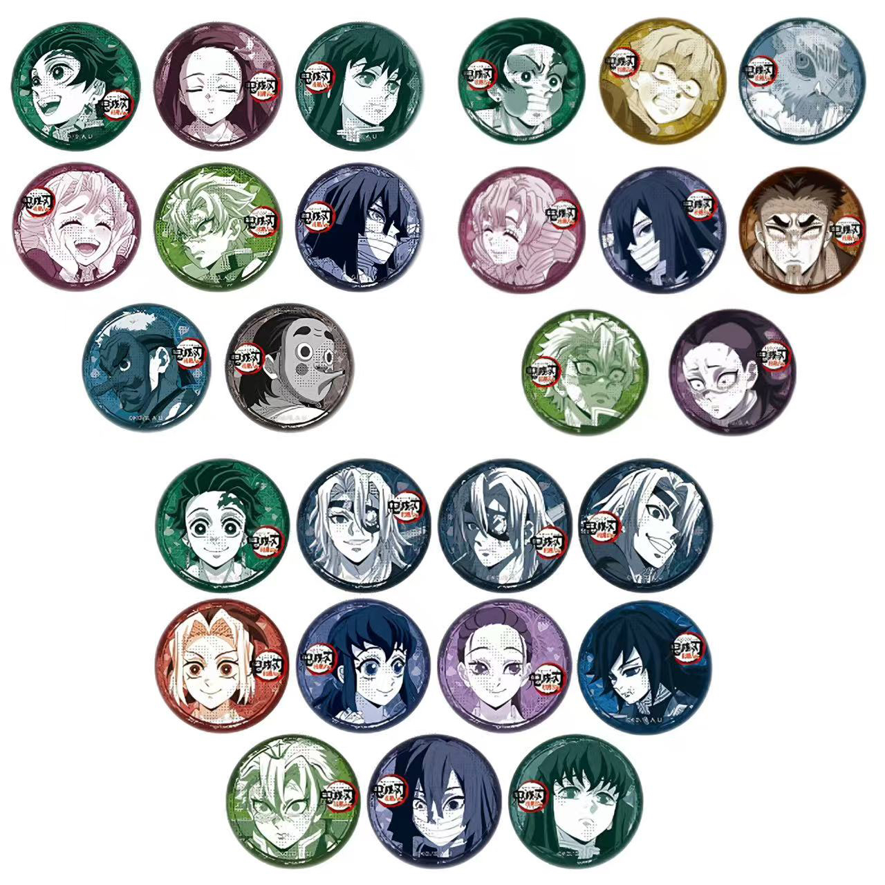 【鬼灭之刃】cafe咖啡柱训练篇纽扣吧唧