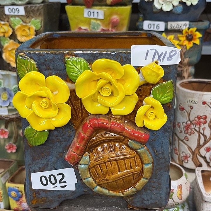 紫砂花盆粗陶材质多肉花盆