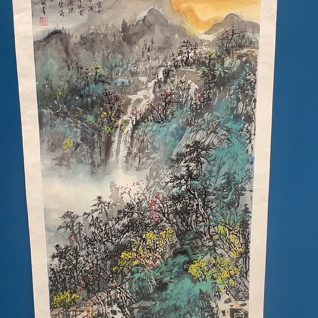 国画苏珊老师国画作品带证书