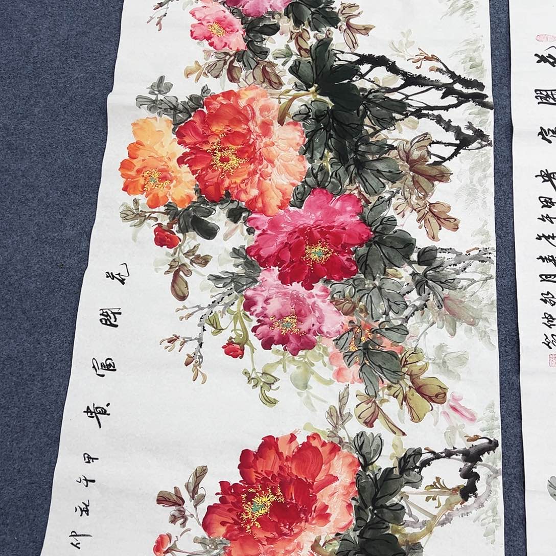 国画国画作品宣纸纯手绘