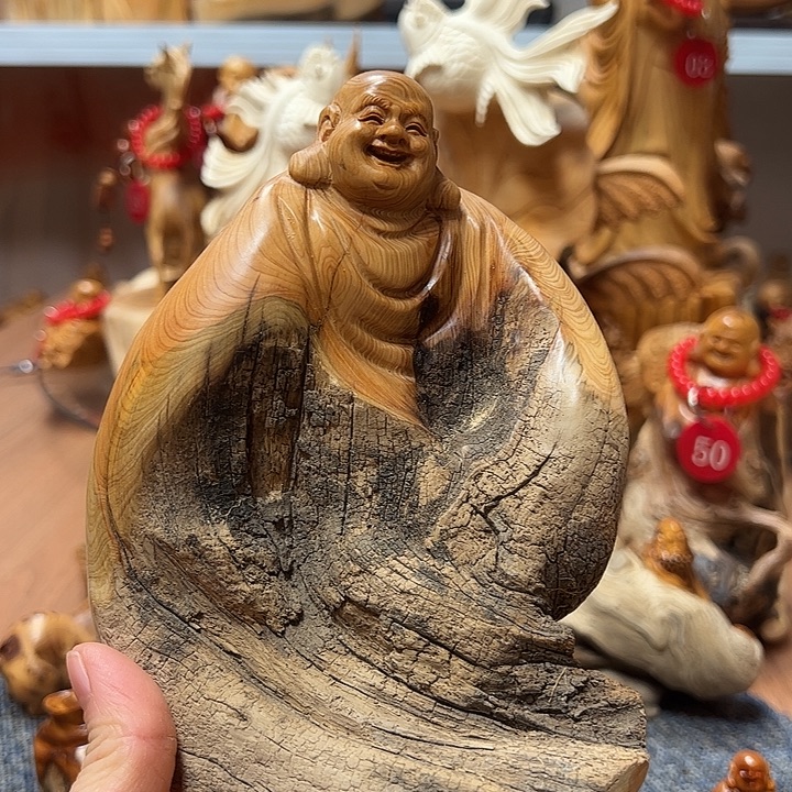 太行崖柏陈化摆件