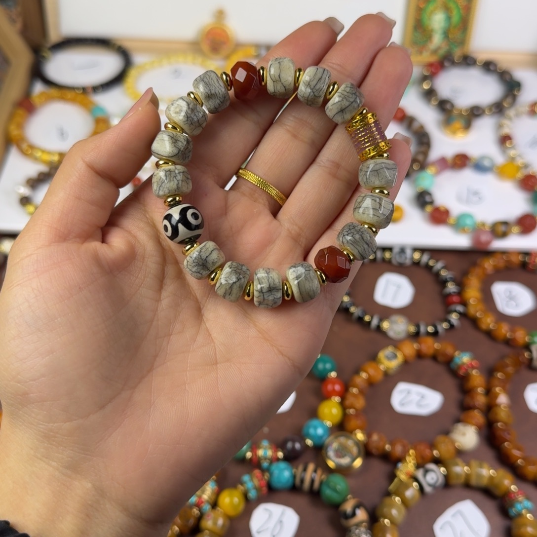泥塑直播间手串珠子链接