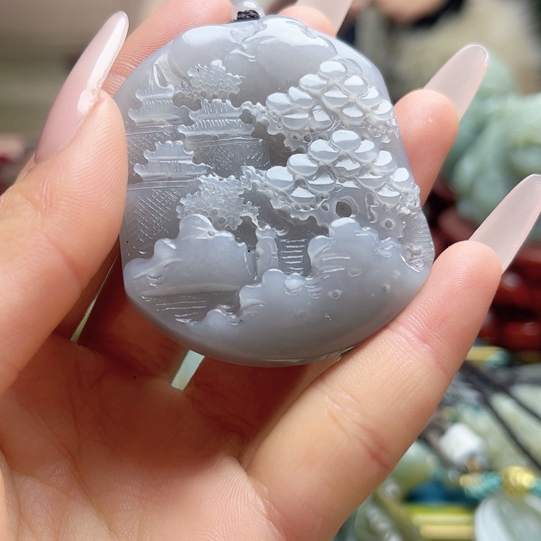 和田玉颈饰未镶嵌