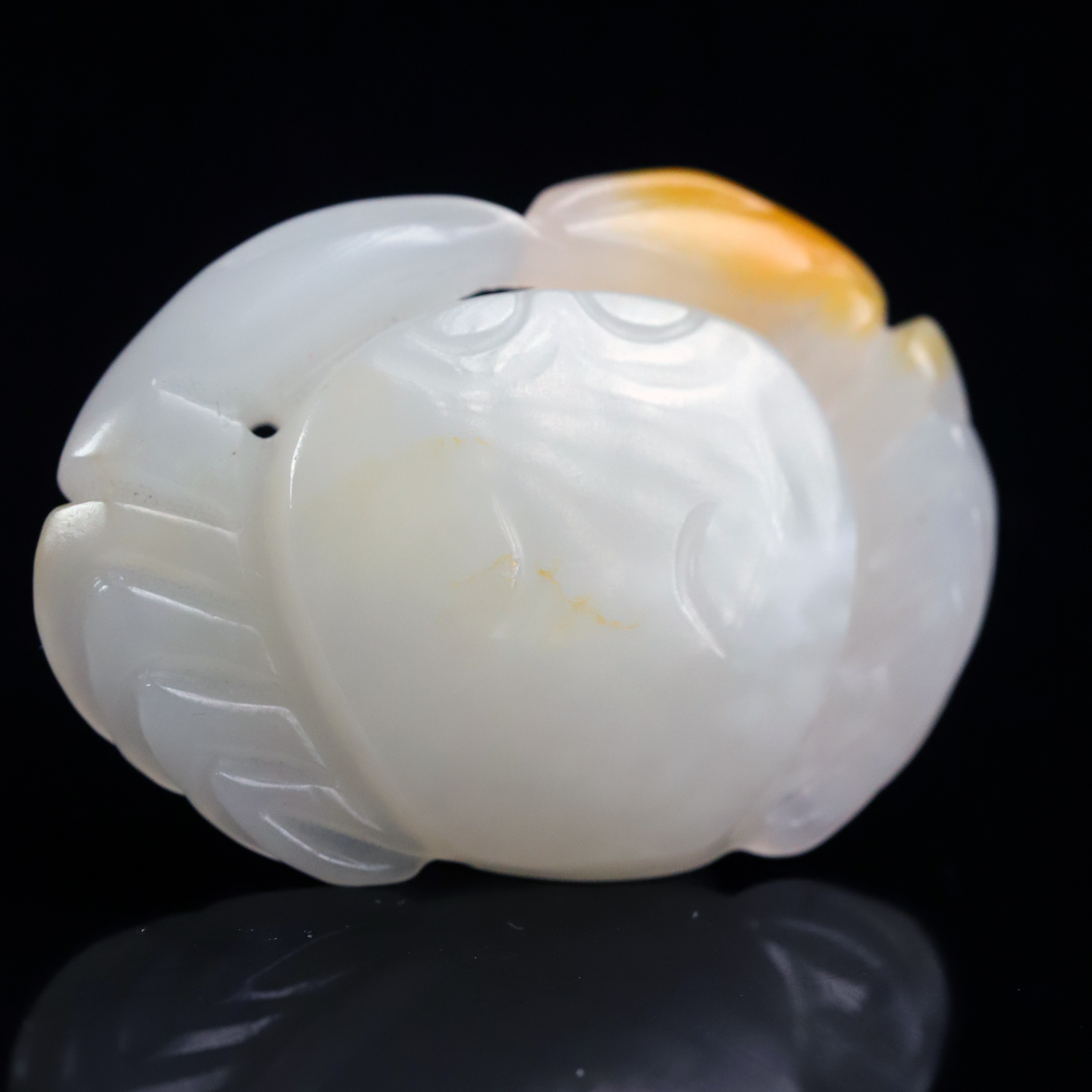 清代和田玉八方来财-NX